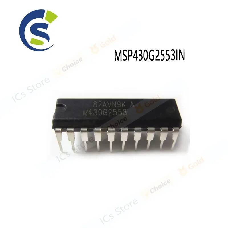 1pcs/lot NEW ORIGINAL 16-bit MCU Mixed Signal MSP430G2553 M430G2553 MSP430G2553IN20 DIP-20 MSP430G2553IN