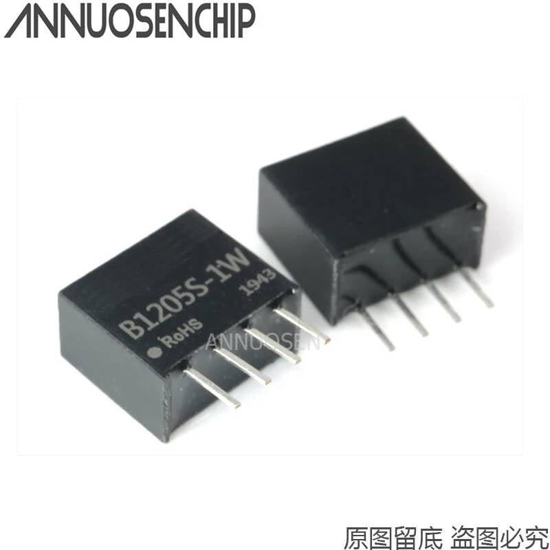 10PCS B1203S-1W B1205S-1W B1209S-1W B1212S-1W B1215S-1W B1224S-1W B1203S B1205S B1209S B1212S B1215S B1224S 1W 12V DC-DC SIP-4