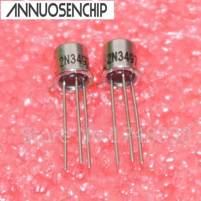 Free shipping 10PCS 2N3497 120V, PNP, SMALL SIGNAL TRANSISTOR, TO-18, NEW ORIGINAL