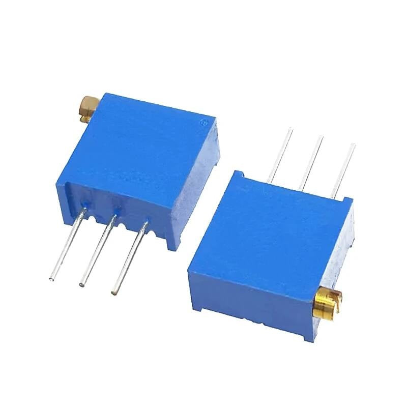 10pcs 3296 Trimpot Trimmer Potentiometer 100R 200R 500R X103 X104 X105 X203 3296X 1K 2K 5K 10K 20K 50K 100K 200K 500K 1M ohm