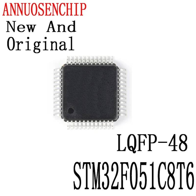 5PCS 10PCS New And Original 100% nowy STM32F 051C8T6 LQFP-48 STM32F051C8T6