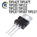 10PCS TIP102 TIP120 TIP122 TIP127 TIP142 TIP147 Transistor TIP142T TIP147T TIP105 TIP112 TIP125 TIP132 TIP137 TIP107 TIP117