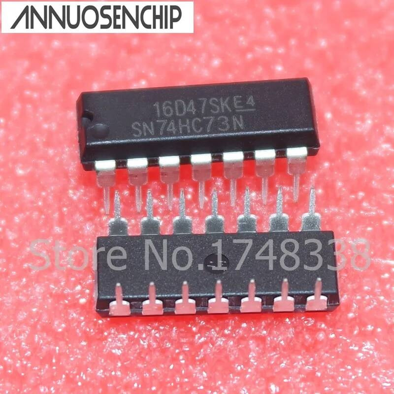 5PCS SN74HC73N DIP14 74HC73 HD74HC73P NEW M74HC73B1 ( Import original )