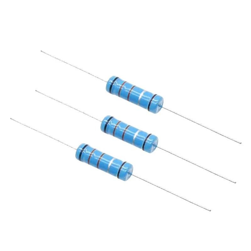 10pcs/lot Metal film Resistor resistance 1K 1.2 1.3 3.3 10 22 33 120 360 18 390 470 82 R K ohm 10K 100K 1M 5W 1% 0.1R~10M