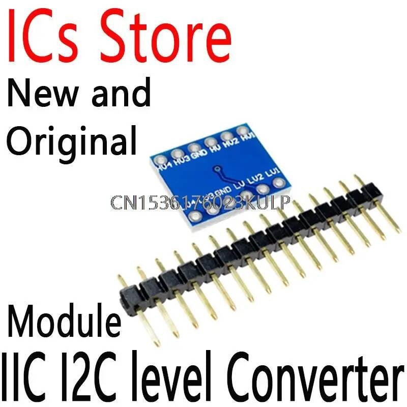 10PCS Logic Bi-Directional Board 5V 3.3V DC Module For Arduino With Pins IIC I2C Level Converter