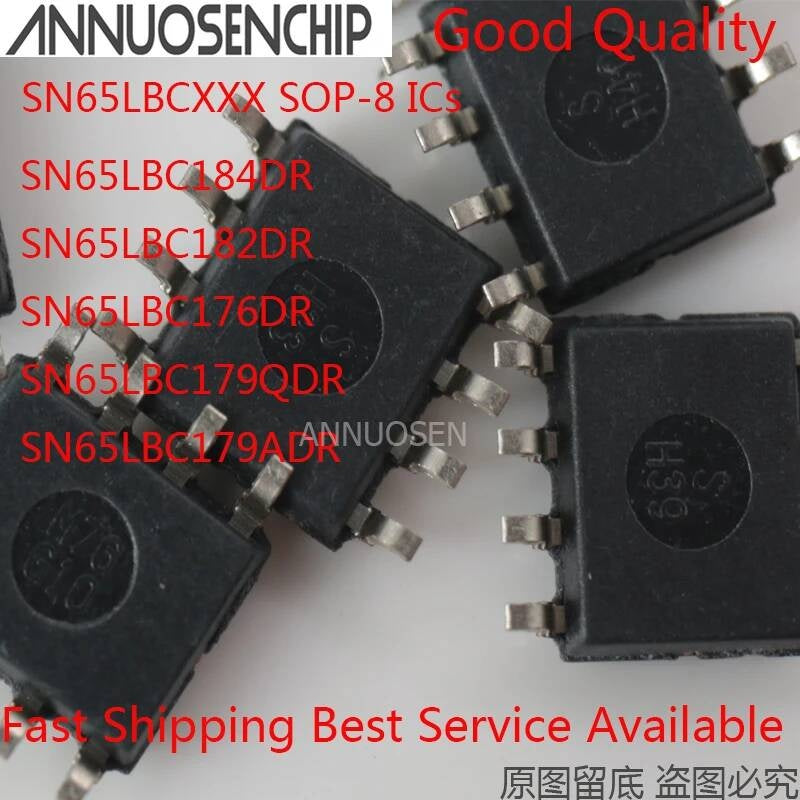 10PCS SN65LBC184DR 6LB184 SN65LBC182DR 6LB182 SN65LBC176DR 6LB176 SN65LBC179QDR LB179Q SN65LBC179ADR BL179A SOP-8
