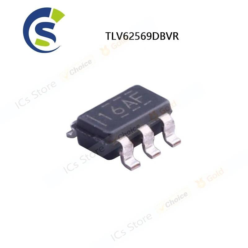 10PCS 100% New TLV62569DBVR TLV62569DBVT TLV62569 16AF SOT23-5 Chipset