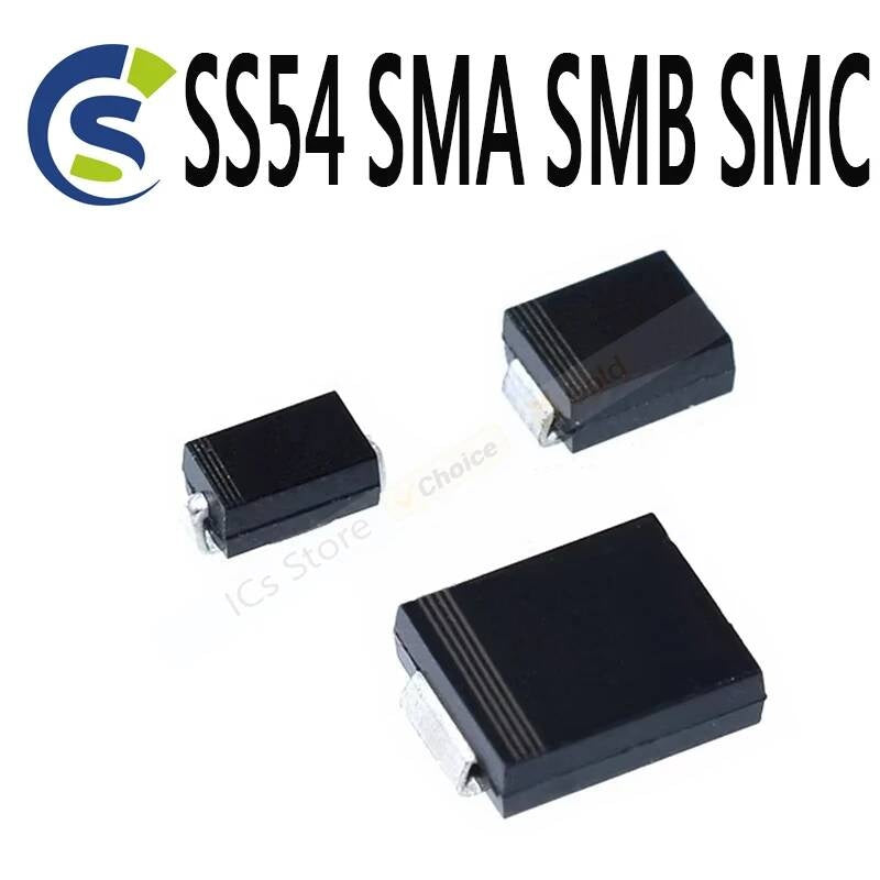 20PCS New and Original SS540 SMD SK54 5A 40V DO-214AB Schottky diode SS54 SMA SMB SMC