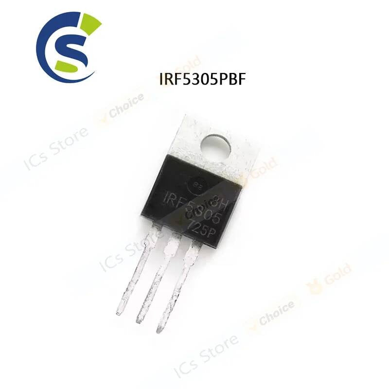 100PCS ORIGINAL IRF5305 MOSFET P-CH 55V 31A TO-220AB NEW IRF5305PBF