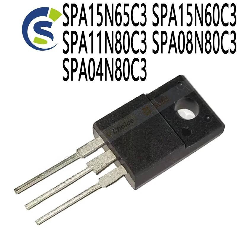 10PCS 15A 650V 15N65C3 15N60C3 11N80C3 08N80C3 04N80C3 TO-220F SPA15N65C3 SPA15N60C3 SPA11N80C3 SPA08N80C3 SPA04N80C3