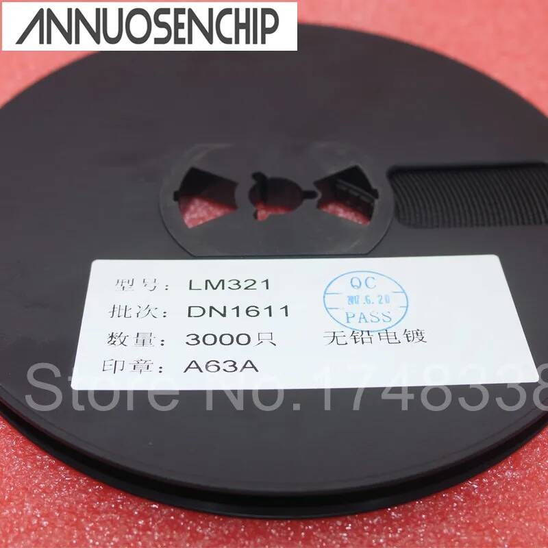 100CS LM321 LM321MFX A63A SOT-23 Low Power Single Op Amp New & original