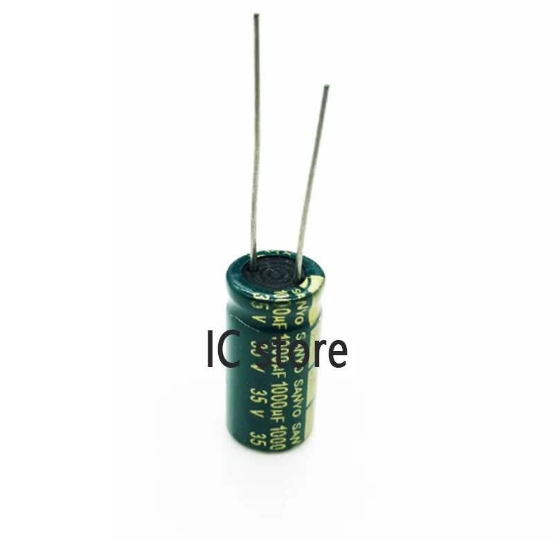 Electrolytic capacitor 35V 1000UF 10 * 20mm DIP 1000uf 35v special high-frequency crystal 100pcs/pack