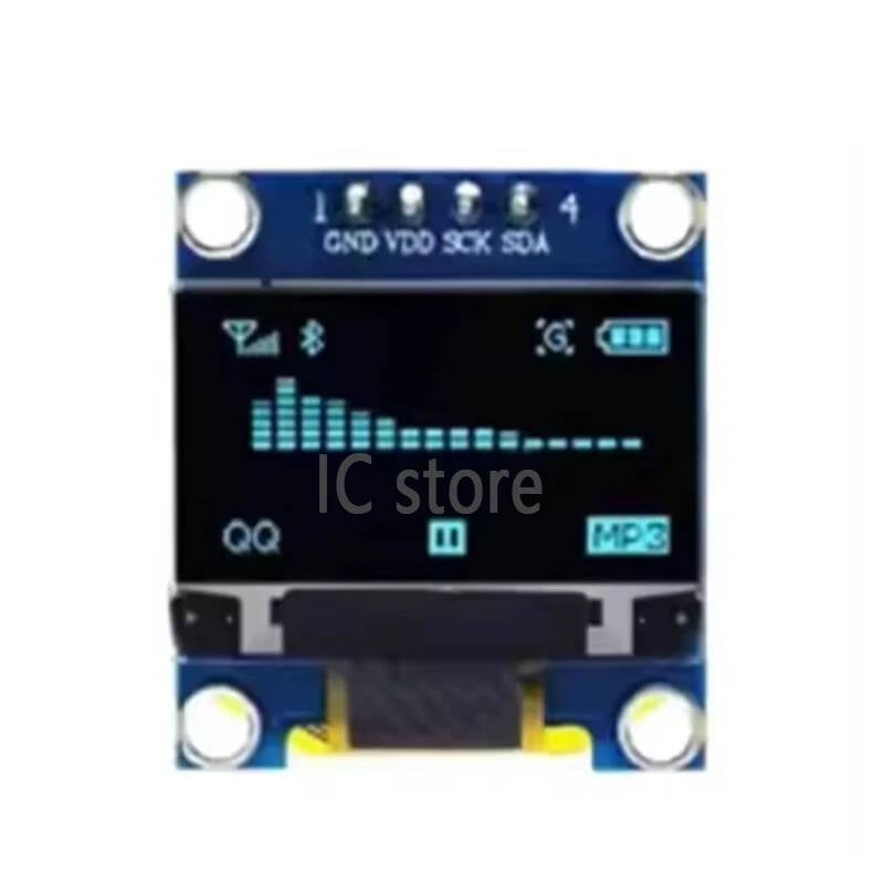 0.96 inch IIC SPI Serial 7/4Pin White/Blue/Yellow Blue/Yellow OLED Display Module SSD1306 12864 LCD Screen Board for Arduino