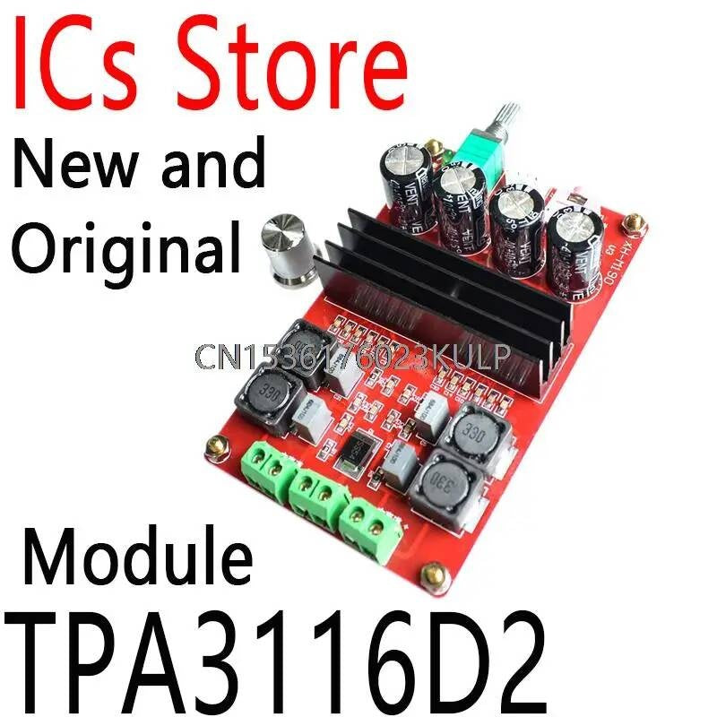 2*100W TPA3116 D2 Dual Digital Audio Amplifier Board 12V-24V for Arduino Two Channel Module 100w+100W TPA3116D2
