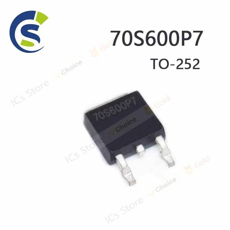 10PCS 100% New 70S600P7 IPD70R600P7S TO-252 Chipset