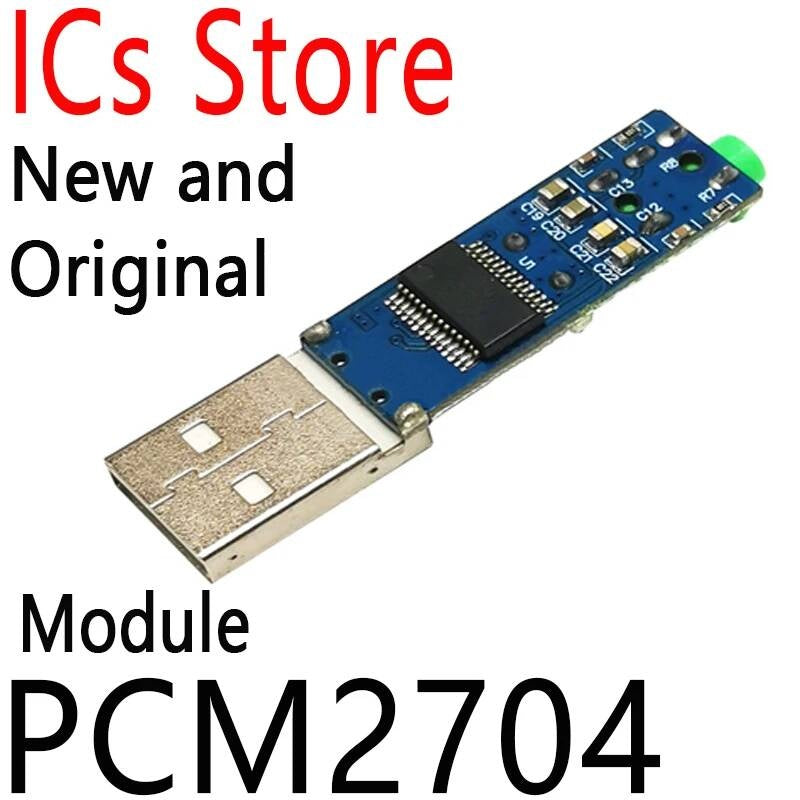 5V Mini HIFI Sound Card USB Power DAC Decoder Board Module Arduino For Raspberry Pi 16 Bits 98 DB SNR PCM2704