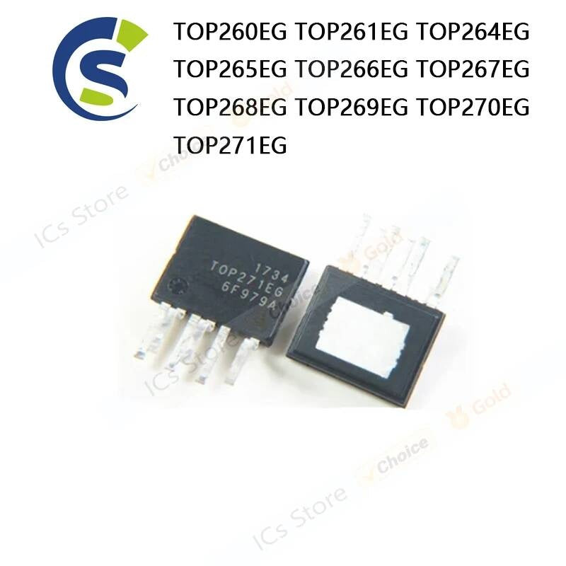 5PCS IC New TOP260EG TOP261EG TOP264EG TOP265EG TOP266EG TOP267EG TOP268EG TOP269EG TOP270EG TOP271EG ESIP-7