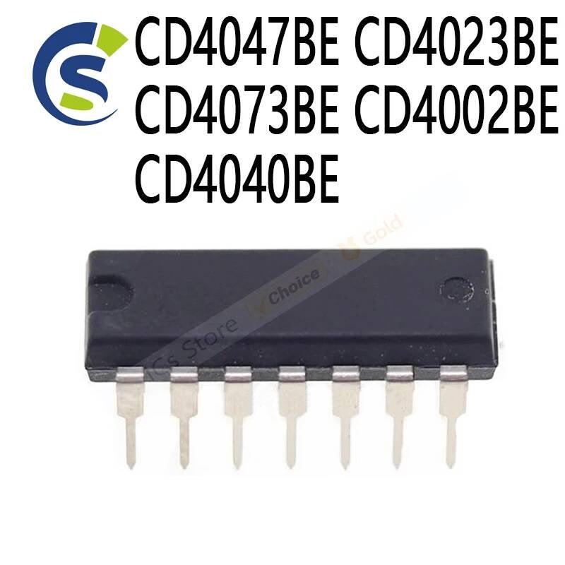 10PCS New and Original DIP14 CD4047 4047BE CD4023 CD4073 CD4002 CD4040 DIP-16 IC CD4047BE CD4023BE CD4073BE CD4002BE CD4040BE