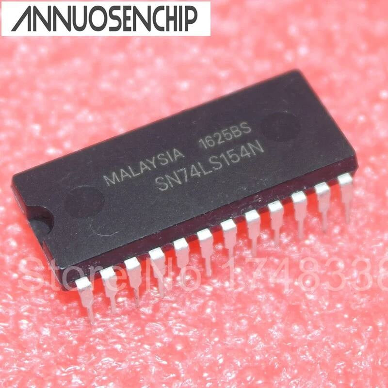 10PCS SN74LS154 SN74LS154N DECODER/DEMUX 4-16LINE 24-DIP NEW